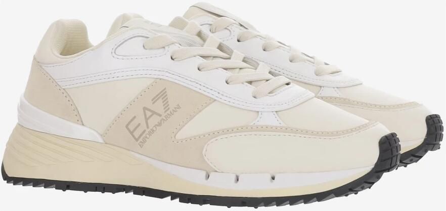 Emporio Armani EA7 Leren sneakers met logo - Foto 5