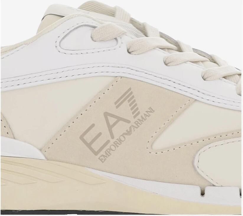 Emporio Armani EA7 Leren sneakers met logo - Foto 3
