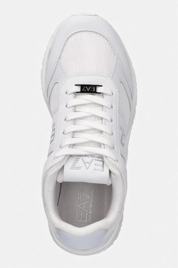 Emporio Armani EA7 Logo-print Panelled Sneakers - Foto 4