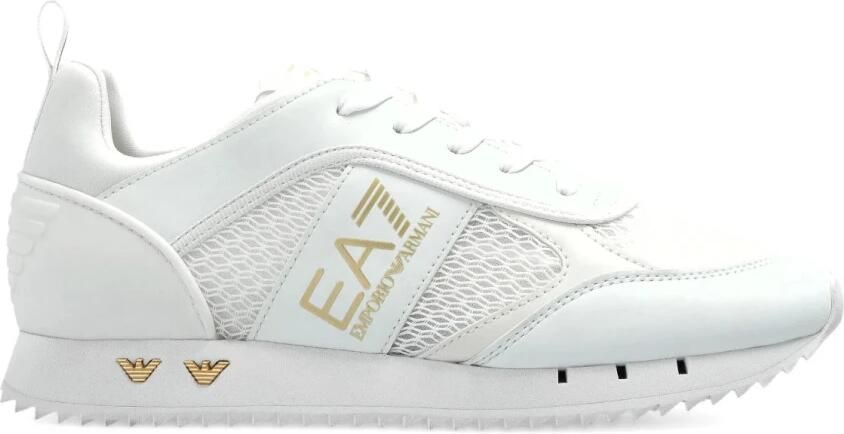 EA7 Emporio Armani Sneakers met labeldetails model 'BLACK AND WHITE' - Foto 2
