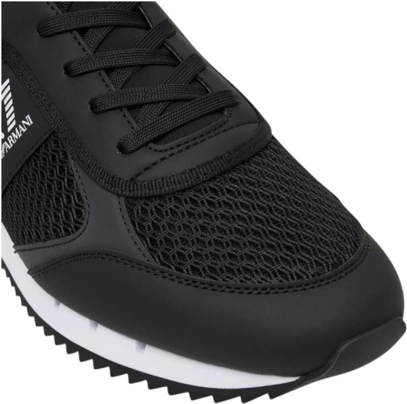 Emporio Ar i EA7 Mesh Panelled Lace-Up Running Shoes - Foto 2