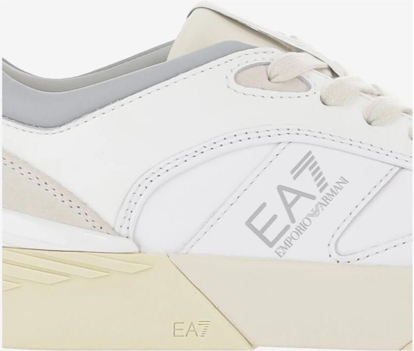 Emporio Armani EA7 OTG Pride Luxe leren sneakers met suède accenten - Foto 3