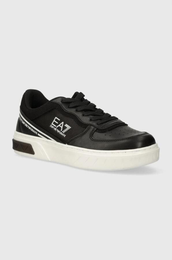 Emporio Armani EA7 Premium Court Sneakers - Foto 2