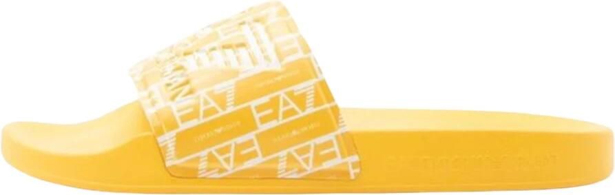 Emporio Armani EA7 Rubber Slides With Logo