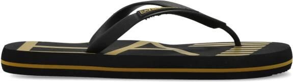 Emporio Ar i EA7 Rubber Slippers Met Logo