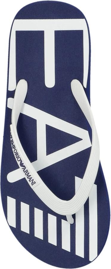 Emporio Ar i EA7 Rubberen slippers met logo - Foto 2