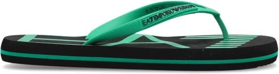 Emporio Ar i EA7 Rubberen slippers met logo
