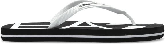 Emporio Ar i EA7 Rubberen teenslippers met logo