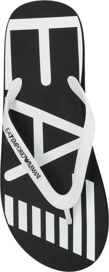 Emporio Ar i EA7 Rubberen teenslippers met logo - Foto 2
