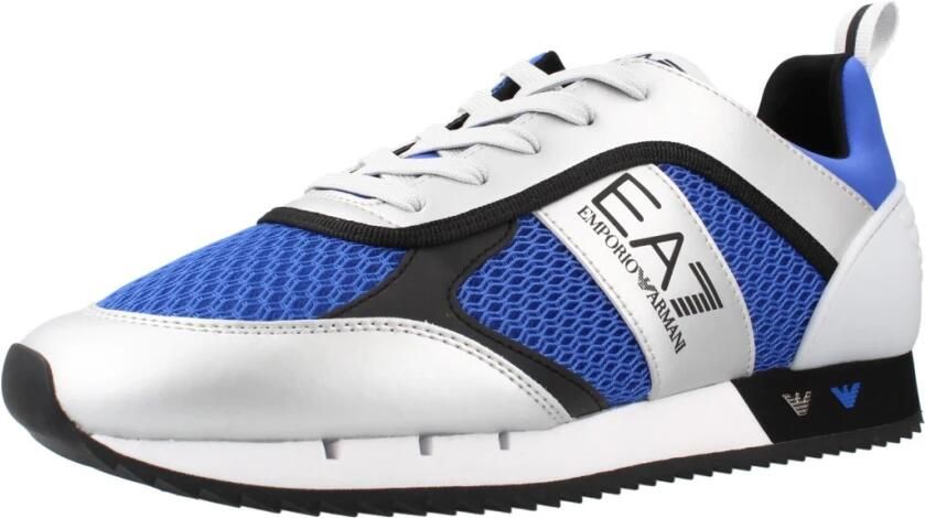 Ea7 emporio armani Black&white Laces Schoenen Blauw - Foto 7