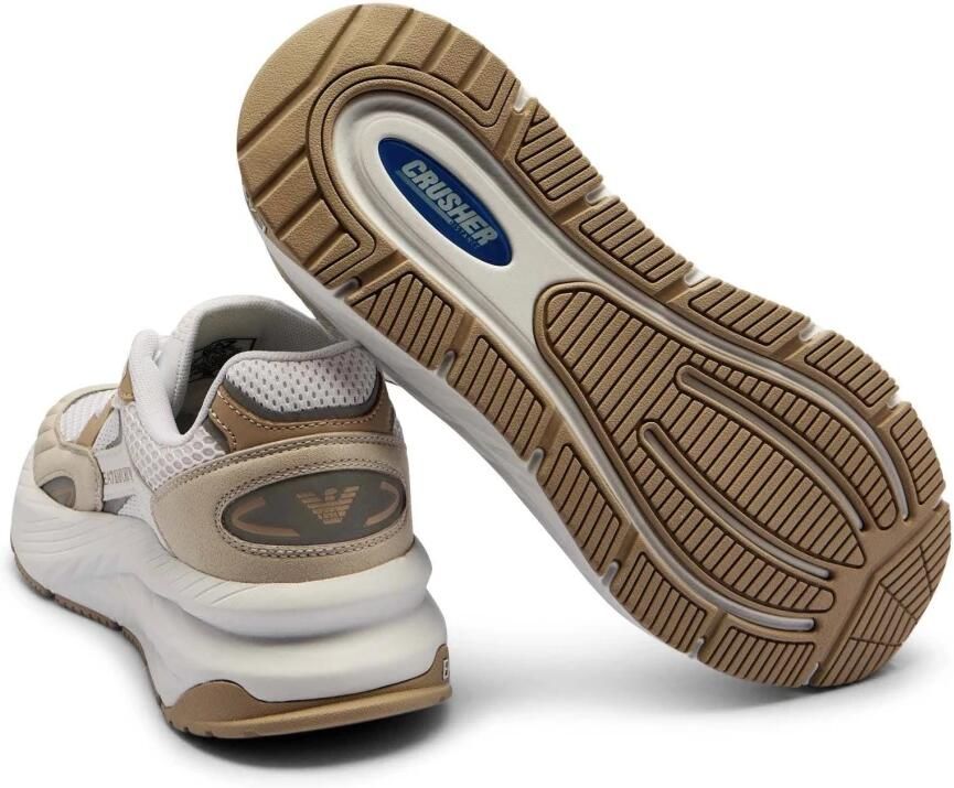 Emporio Armani EA7 Witte Beige Sneakers Stijlvol Ontwerp - Foto 2