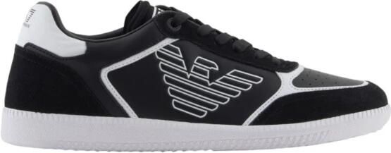 EA7 Emporio Armani Sneakers met labelprints model 'NEW HERITAGE EAGL' - Foto 2
