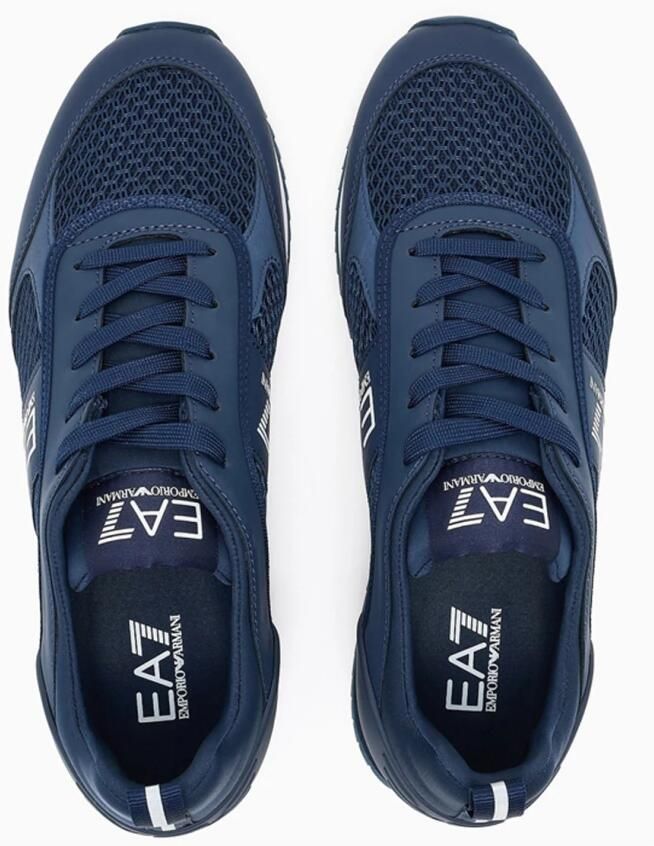 EA7 Emporio Ar i Sneakers met labeldetails model 'BLACK AND WHITE' - Foto 3