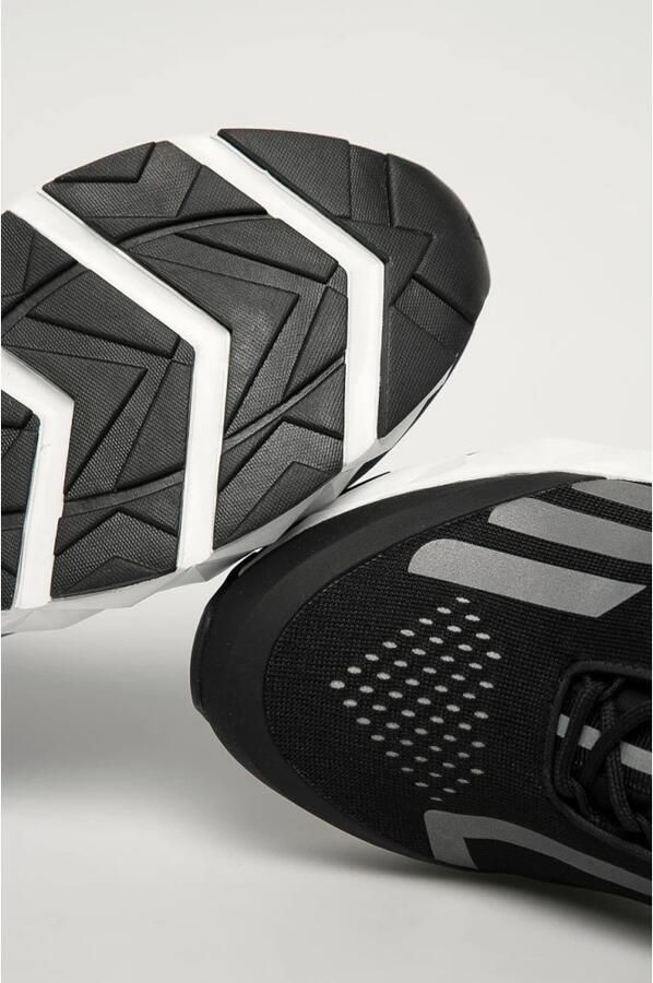 Emporio Armani EA7 Unisex Sneaker Hardlopen Training Mesh Rubber Zwart Zilver Black Heren - Foto 5