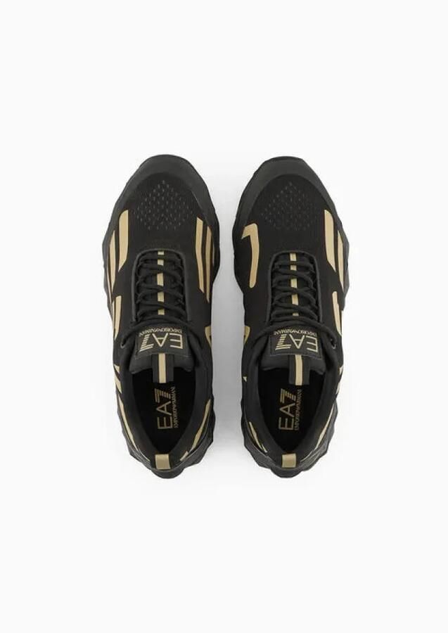 Emporio Armani EA7 Ultimate Kombat Sneakers Patroon & Effen Black Heren - Foto 2