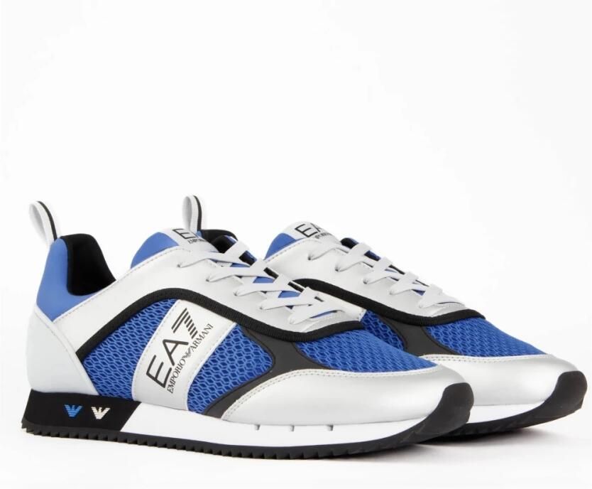 Ea7 emporio armani Black&white Laces Schoenen Blauw - Foto 8