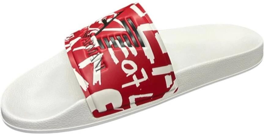 Emporio Armani EA7 Witte Flip Flops & Sliders voor Mannen - Foto 4
