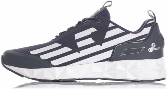 ea7 Sneakers Blue Emporio Armani Blauw Unisex