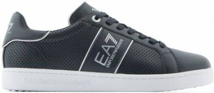 EA7 Emporio Armani Sneakers met labeldetails model 'SNEAKER ACTION LEATHER' - Foto 4