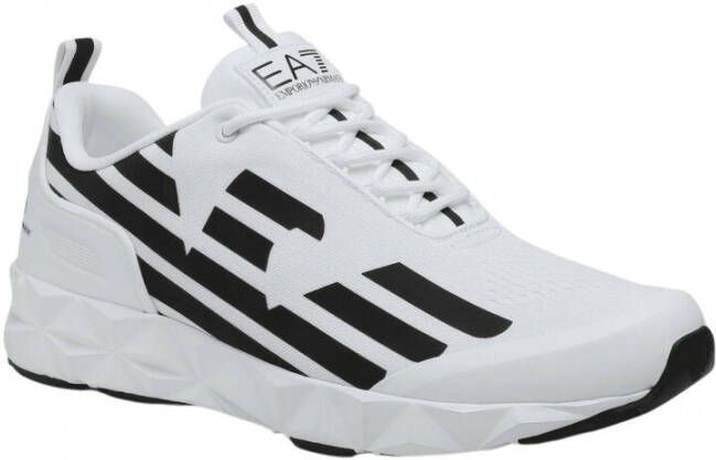 Emporio Ar i EA7 Unisex Sneaker Hardlopen Training Mesh Rubber Zwart Zilver Black - Foto 13