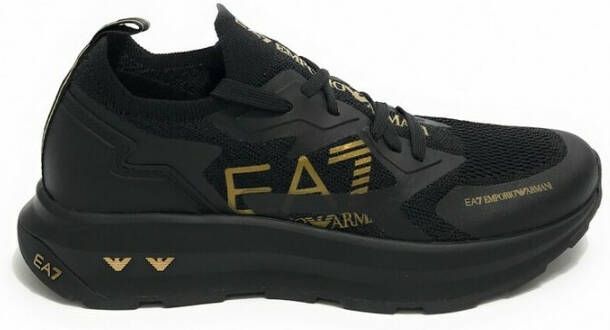 Emporio Armani EA7 Sneakers running training mesh Us22Ea21 X8X113 Zwart Heren