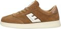 EAST PACIFIC TRADE Lage Sneakers Dames Santos 5 Suède Bruin - Bruin
