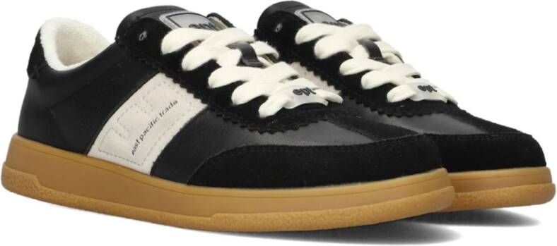 EAST PACIFIC TRADE Lage Sneakers Dames Santos-w Maat: 41 Materiaal: Leer Kleur: Zwart - Foto 2