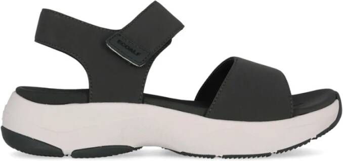 Ecoalf Casual Khaki Platte Sandalen voor Vrouwen