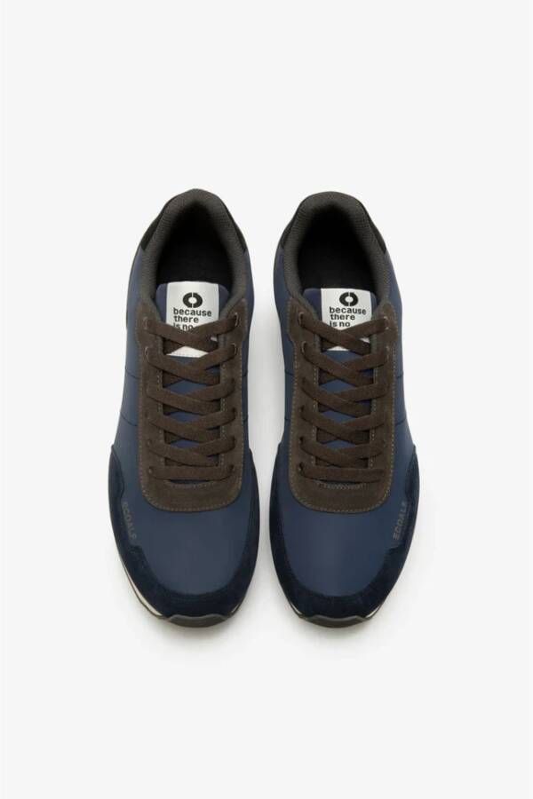 Ecoalf Duke Navy Sneakers van Gerecycled Polyester Blauw Dames