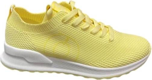 Ecoalf Gebreide Gele Oceaan Sneakers Yellow Heren