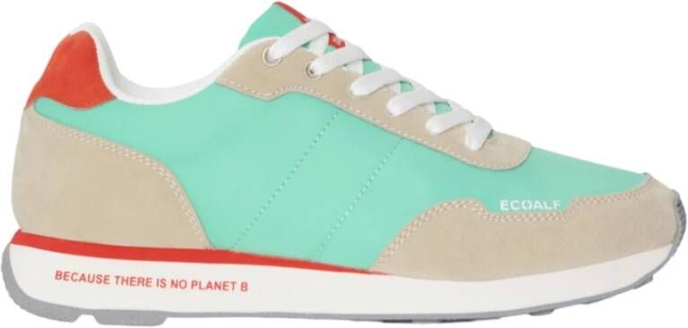 Ecoalf Groene Synthetische Sneakers Mika