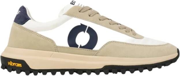 Ecoalf Off White Beige Sneakers voor Mannen Multicolor Heren