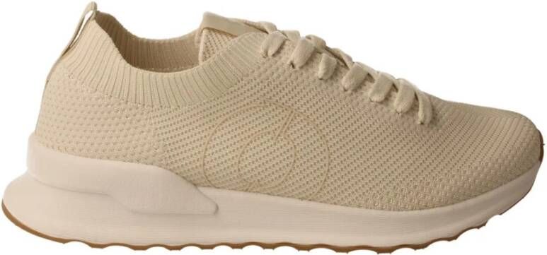 Ecoalf Beige Casual Textiel Sneakers met 4cm Rubberen Zool Beige Dames