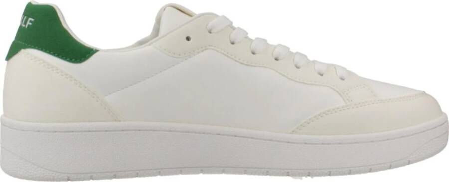 Ecoalf witte en groene sneakers