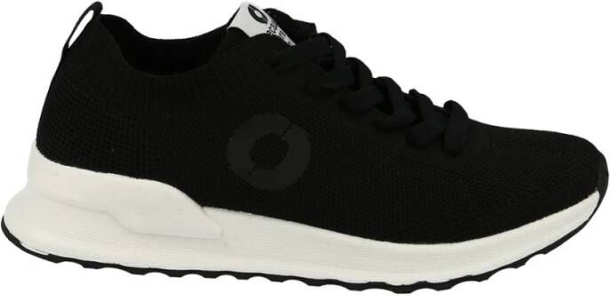 Ecoalf Zwarte Textiel Sneakers Black Heren