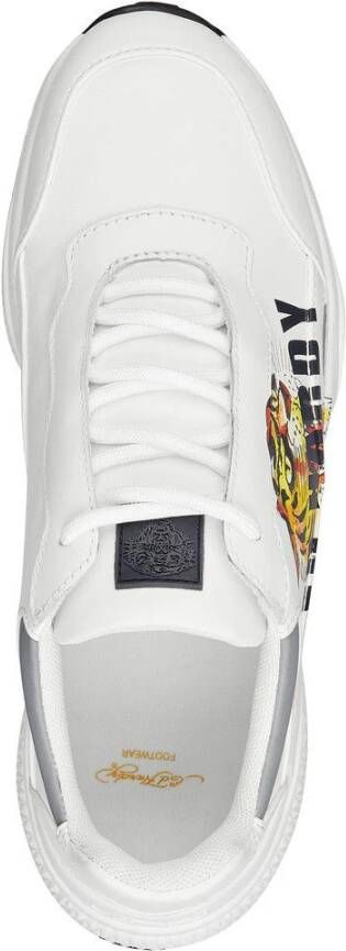 Ed Hardy Lage Sneakers Insert Runner Tiger-White Multi