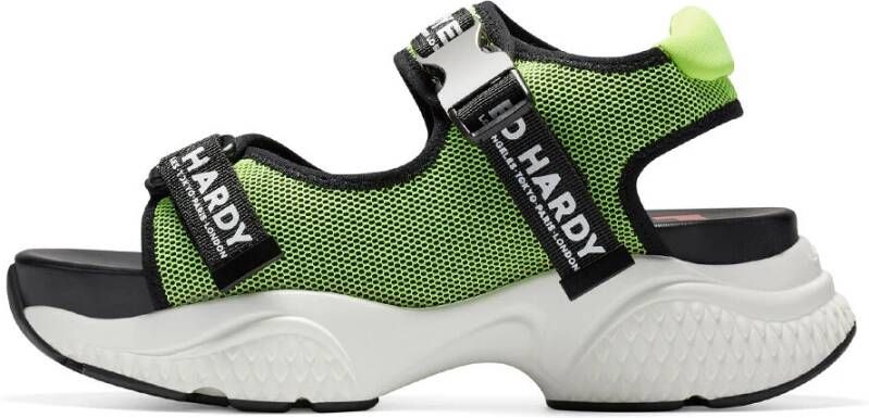 Ed Hardy Sandalias Groen Dames