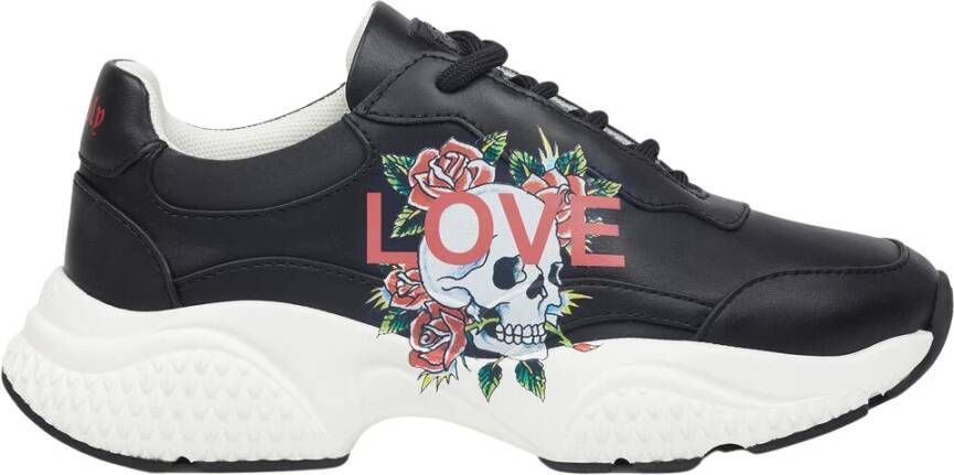 Ed Hardy Sneakers Black Dames