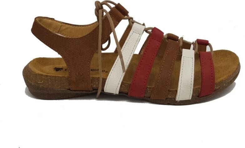 El Naturalista Bruine Comfort Sandalen voor Dames