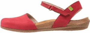 El Naturalista Flat Sandals Rood Dames