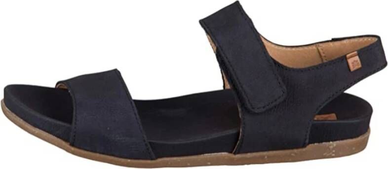 El Naturalista Zumaia Zwart Comfortabele Dames Sandaal