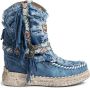 El Vaquero Beperkte Atomic Jeans Laars Blue Dames - Thumbnail 1