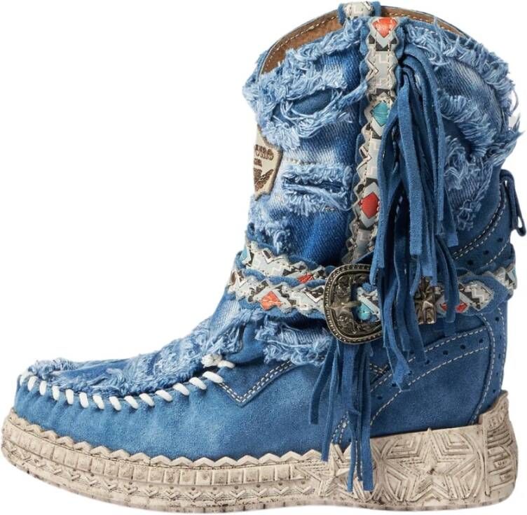 El Vaquero Boots Blue Dames