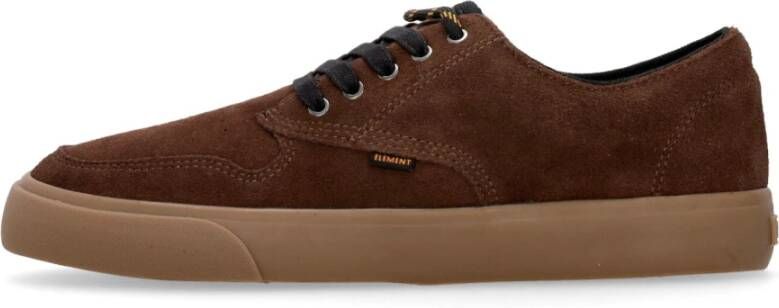 Ele t Kastanje Skate Schoenen met Vetersluiting