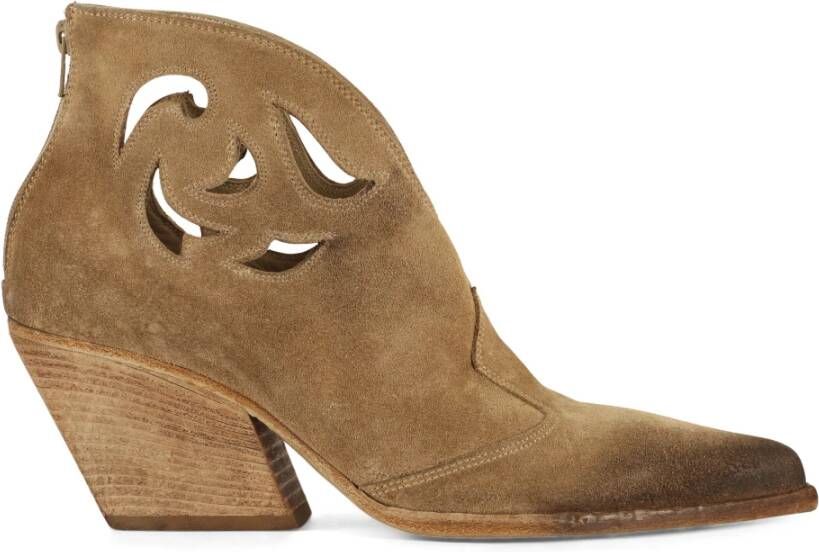 Elena Iachi Cowboy Boots Beige Dames