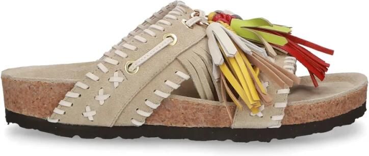 Elena Iachi C14 Suede Cork Sandal