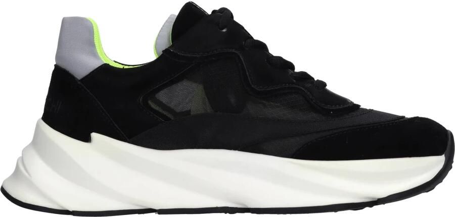 Elena Iachi Leren en Stoffen Sneakers