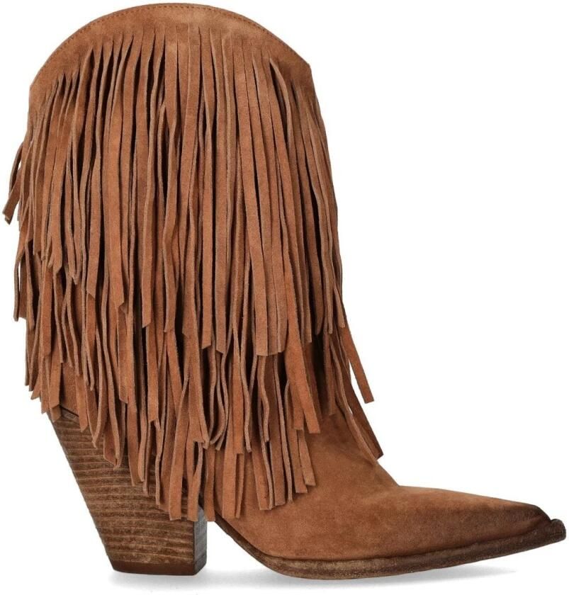 Elena Iachi Peggy Texan Boot met Franjes
