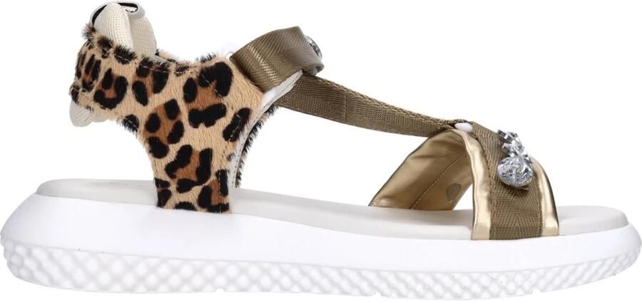 Elena Iachi Platte Sandalen