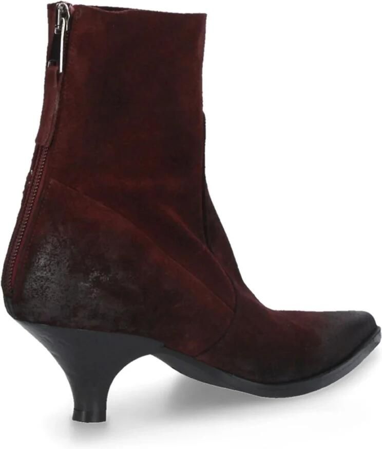 Elena Iachi Puntige suède enkellaars - Foto 2